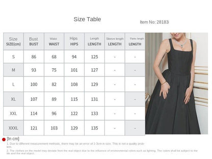 GUJI—308 Fashionable Off-Shoulder Sleeveless Strap Dress For Women