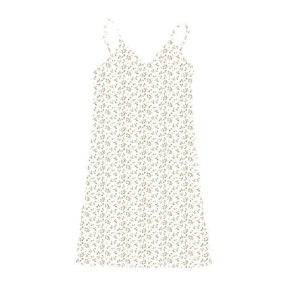 GUJI—247 Vintage Floral Spaghetti Strap Dress