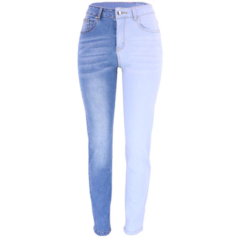 GUJI—22 Women's Fashion Stretch Straight-Leg Washed High Waist Jeans Fashionnovajeans Perfect Denim Casual Low Waist Fashion