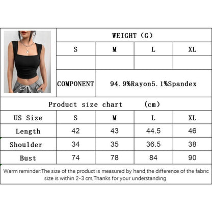 GUJI—-86 Women's Slim Fit Short Sexy Solid Color Strapless Wrap Chest Camisole Topfashion