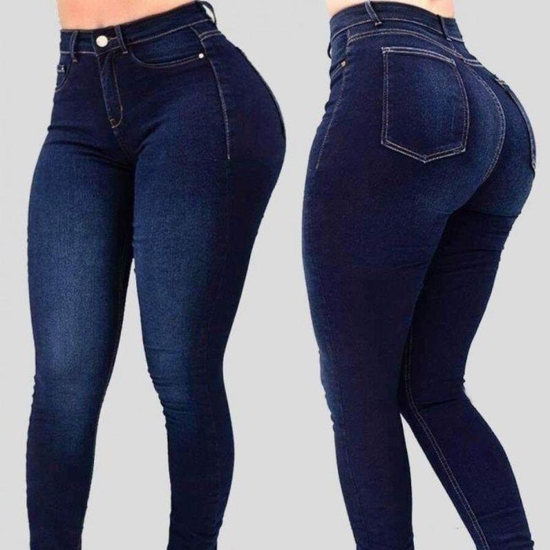 GUJI—285 Fashion High-Waisted Stretch Skinny Jeans