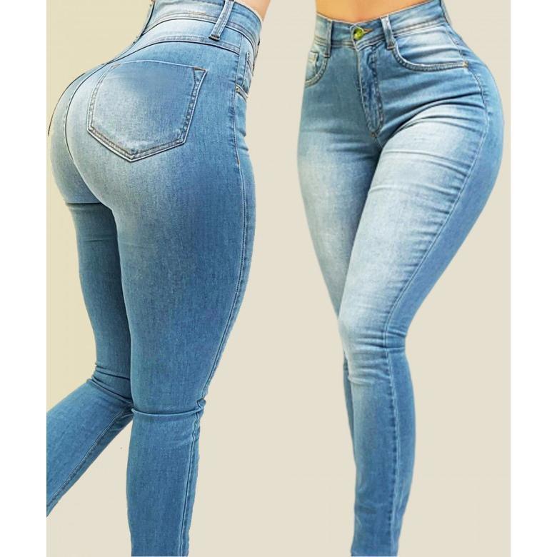 GUJI—285 Fashion High-Waisted Stretch Skinny Jeans