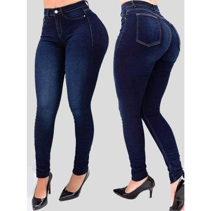 GUJI—285 Fashion High-Waisted Stretch Skinny Jeans